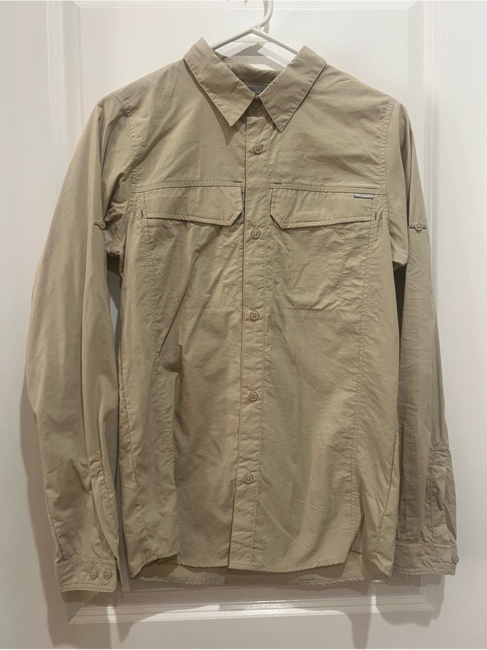 Columbia Youth Boys Lightweight Long-Sleeve Shirt in Khaki